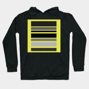 retro minimalist geometrical design Hoodie